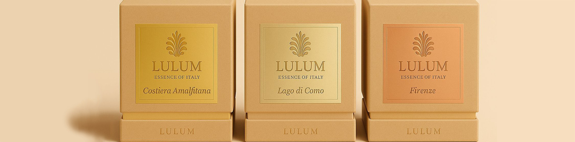 scatole essenze candele LULUM